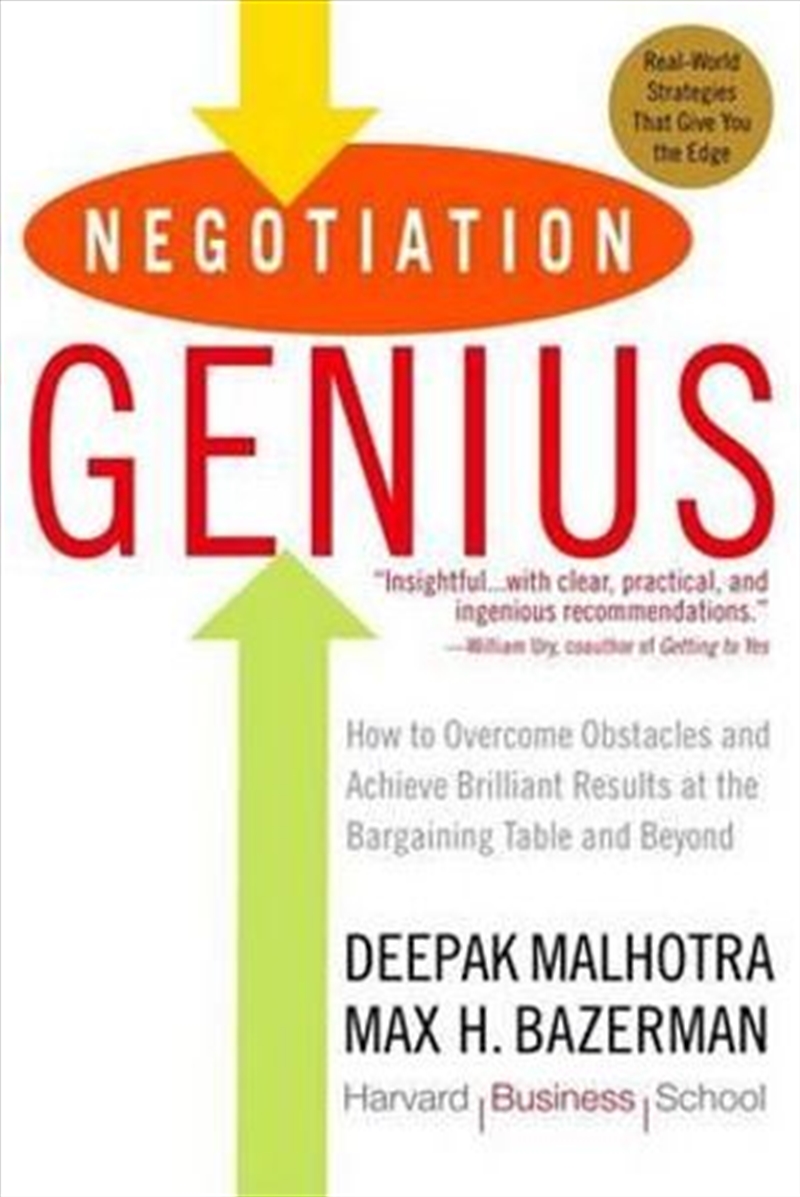 Negotiation Genius/Product Detail/Business Leadership & Management