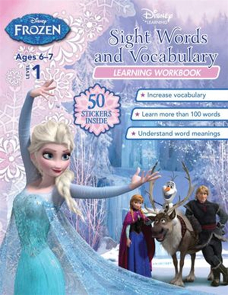 Disney Frozen: Sight Words and Vocabulary Learning Workbook Level 1/Product Detail/Maths