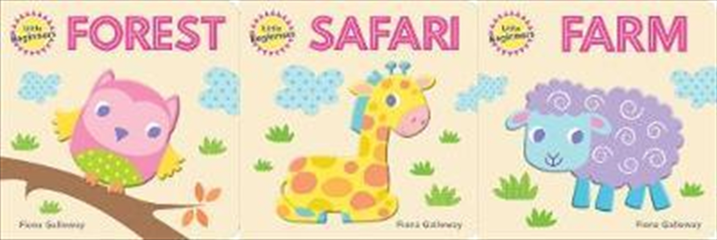 3 Pack of 3D Board Books - Little Beginners/Product Detail/Children