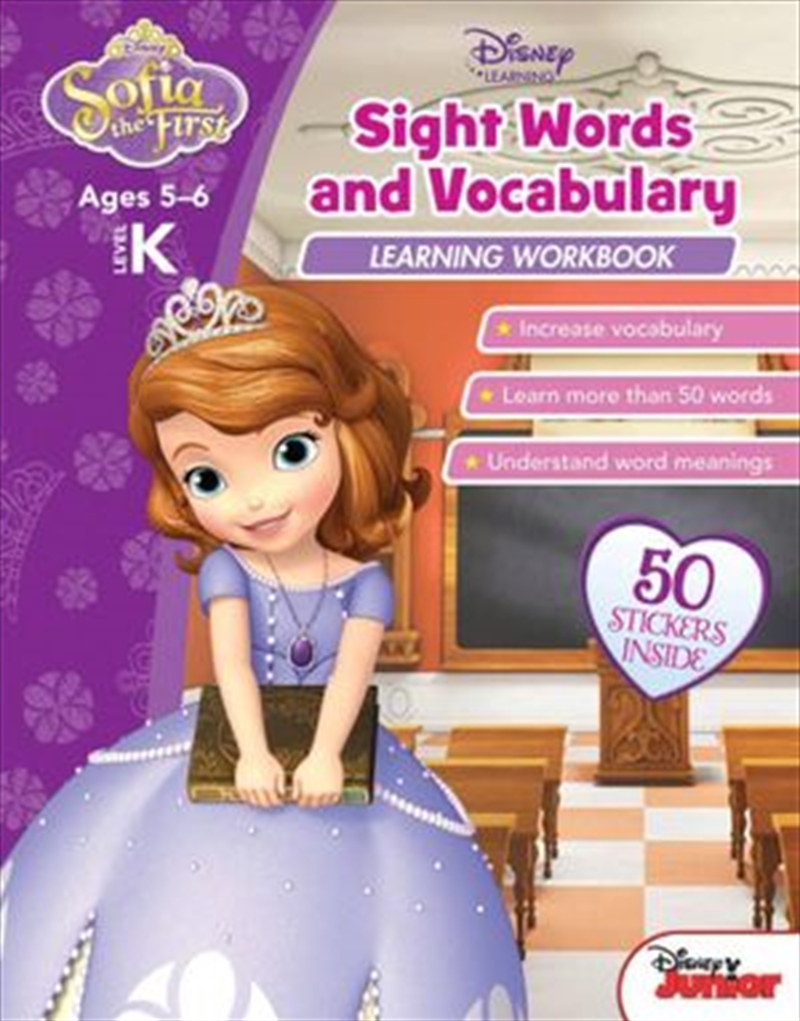Disney Sofia the First: Sight Words and Vocabulary Learning Workbook Level K/Product Detail/Maths