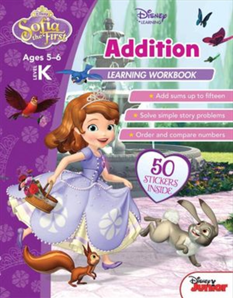 Disney Sofia the First: Addition Learning Workbook Level K/Product Detail/Maths