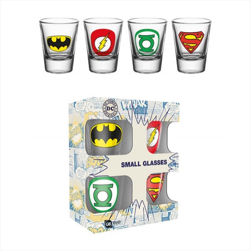DC Comics Logos Shot Glasses/Product Detail/Flasks & Shot Glasses