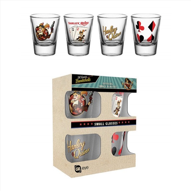 DC Comics Bombshells Harley Quinn Shot Glasses/Product Detail/Flasks & Shot Glasses