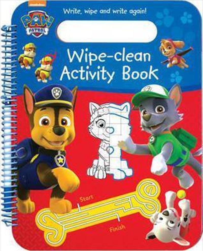 Paw Patrol Wipe-Clean Activity Book/Product Detail/Kids Activity Books