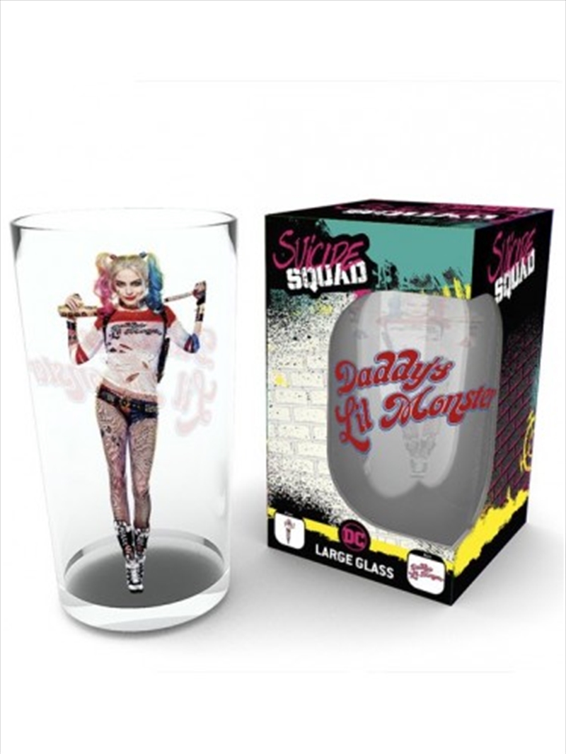 DC Comics Suicide Squad Faces Large Glass/Product Detail/Glasses, Tumblers & Cups