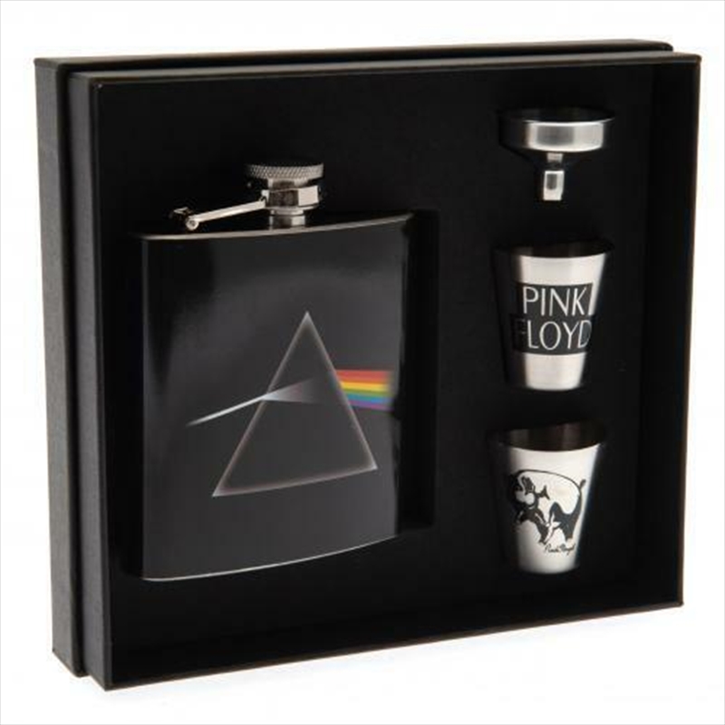 Pink Floyd Dark Side Hip Flask Set/Product Detail/Flasks & Shot Glasses