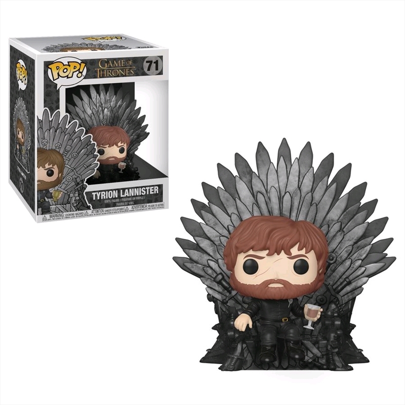 Game of Thrones - Tyrion on Iron Throne Pop! Deluxe/Product Detail/TV