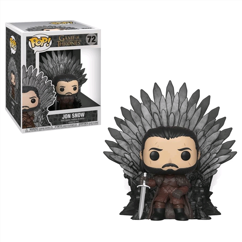 Game of Thrones - Jon Snow on Iron Throne Pop! Deluxe/Product Detail/TV