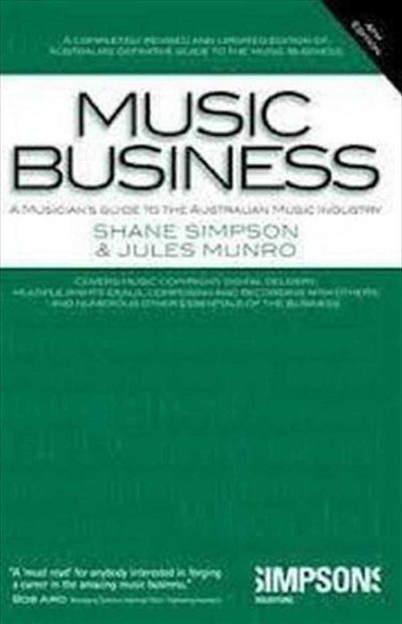 Music Business (4th Edition)/Product Detail/Reading