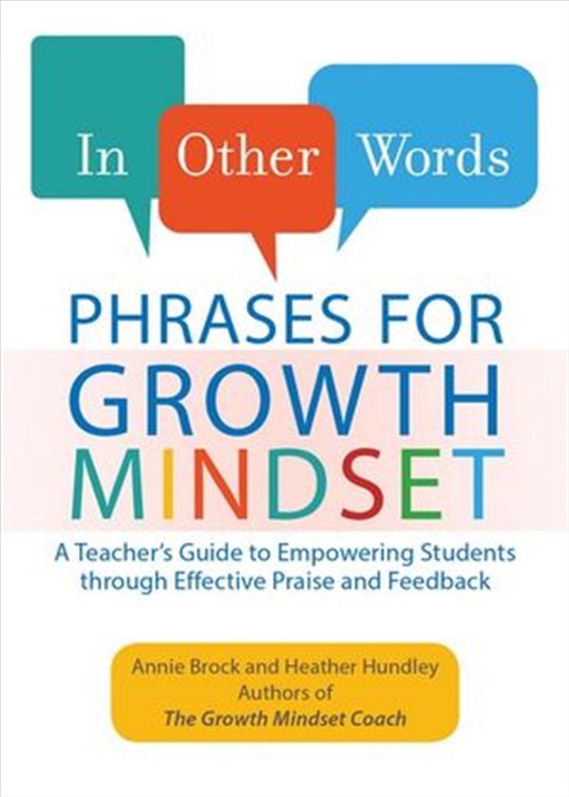 In Other Words - Phrases for Growth Mindset/Product Detail/Self Help & Personal Development