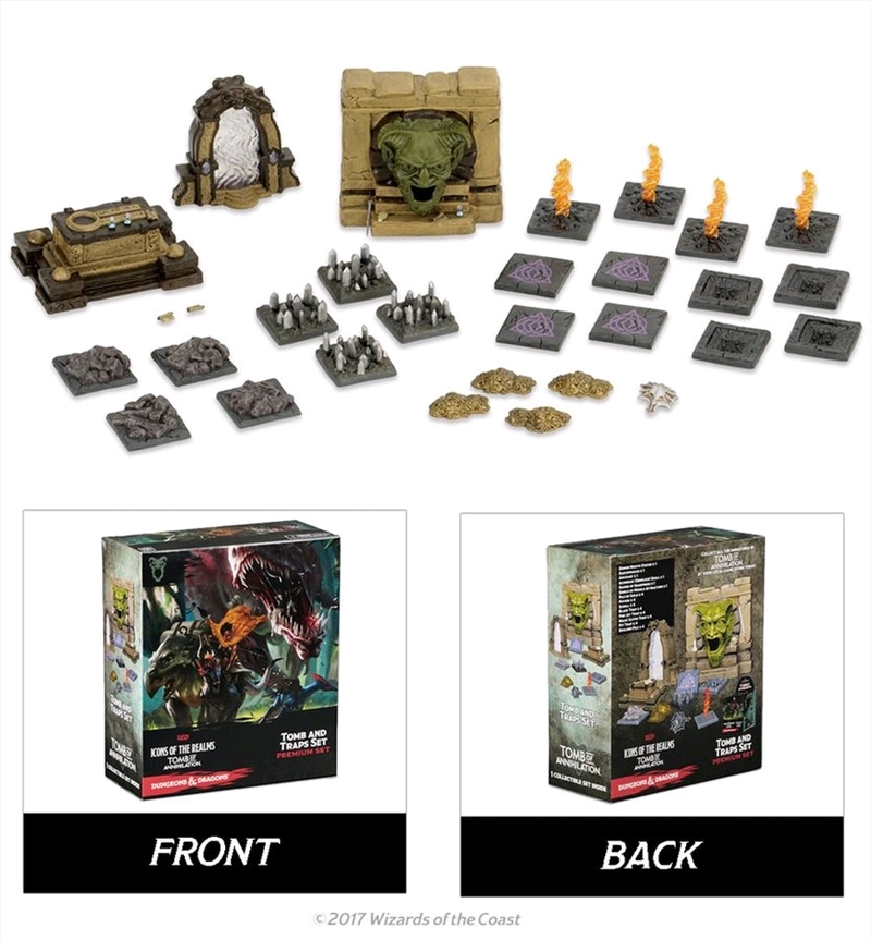 Dungeons & Dragons - Icons of the Realms Set 7 Tomb of Annihilation Tomb & Traps Case Incentive/Product Detail/RPG Games