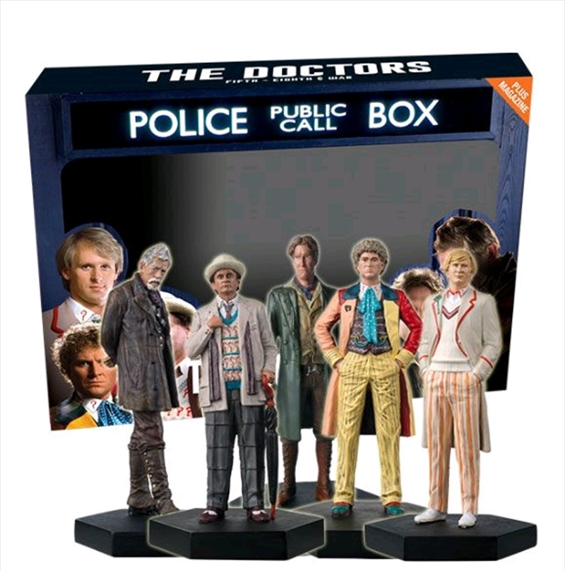 Doctor Who - Doctors Five, Six, Seven, Eight & War Regeneration 1:21 Scale Figure Set/Product Detail/Figurines