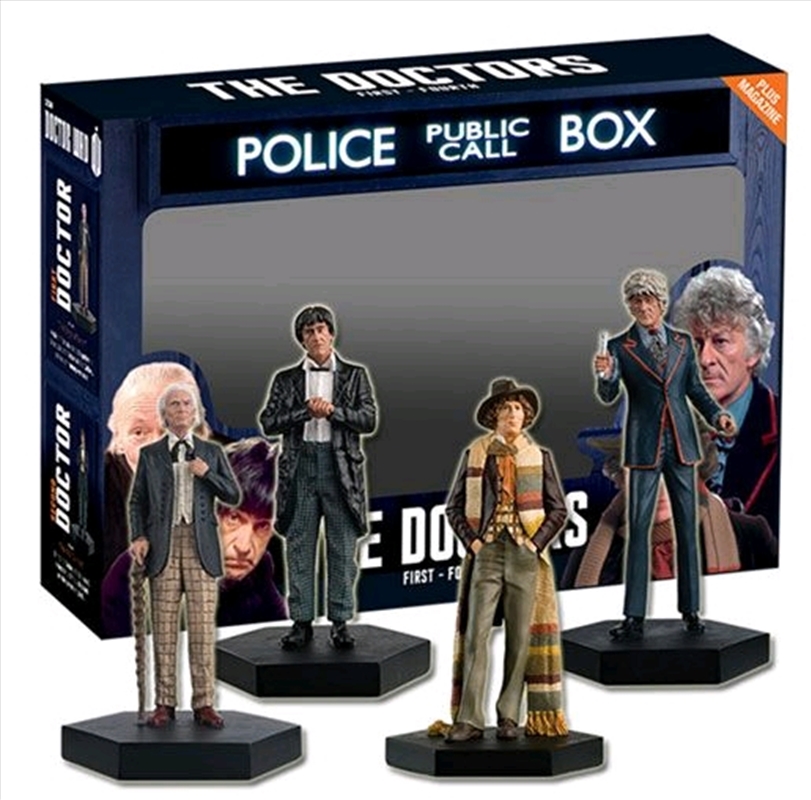 Doctor Who - Doctors One, Two, Three and Four Regeneration 1:21 Scale Figure Set/Product Detail/Figurines