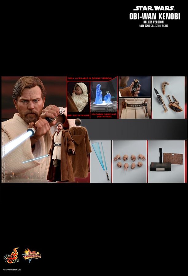 Star Wars - Obi-Wan Kenobi Deluxe Episode III Revenge of the Sith 12" 1:6 Scale Action Figure/Product Detail/Figurines