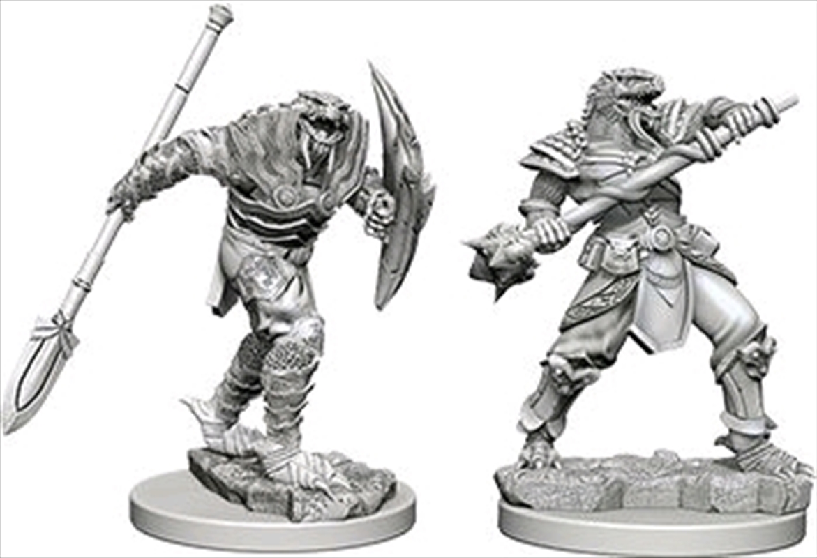 Dungeons & Dragons - Nolzur's Marvelous Unpainted Minis: Dragonborn Male Fighter with Spear/Product Detail/RPG Games