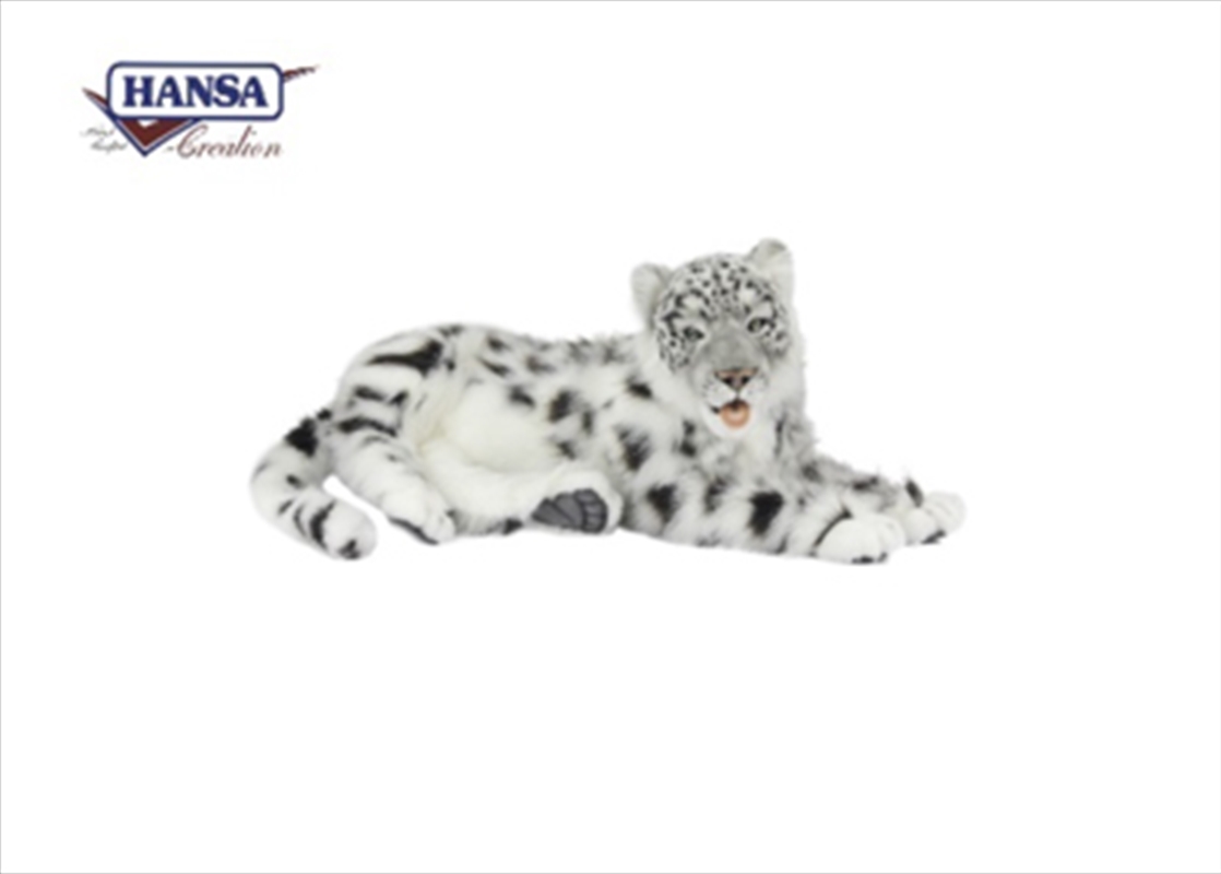 Snow Leopard Jacquard Lying 66cm L/Product Detail/Plush Toys