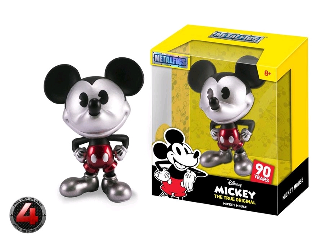 Mickey Mouse - 90th Mickey Black & White with Red Trousers 4" Metals/Product Detail/Figurines