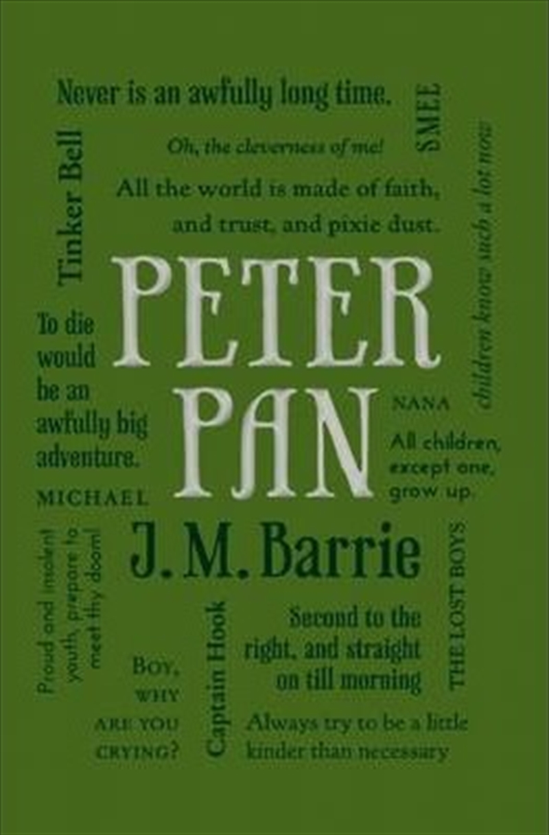Peter Pan: Word Cloud Classics | Paperback Book