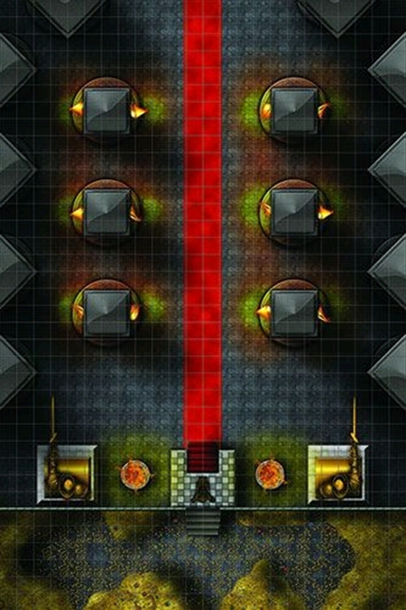 Wizkids Locations - RPG Premium Map Throne Room/Product Detail/RPG Games