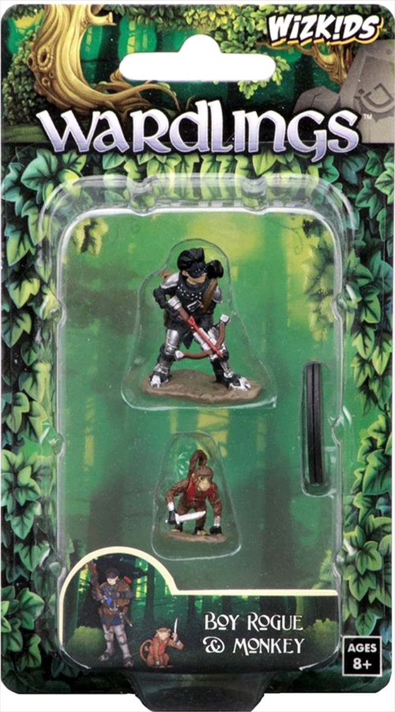 Wardlings - Boy Rogue & Monkey Pre-Painted Minis/Product Detail/RPG Games