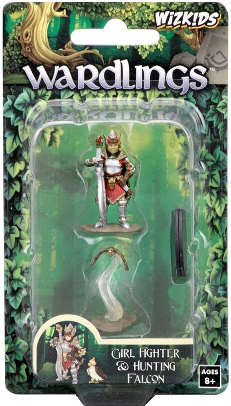 Wardlings - Girl Fighter & Hunting Falcon Pre-Painted Minis/Product Detail/RPG Games