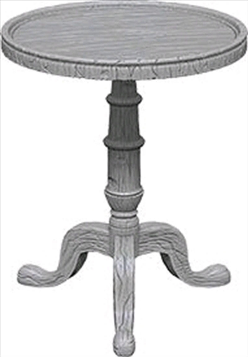 WizKids - Deep Cuts Unpainted Miniatures: Small Round Tables/Product Detail/RPG Games