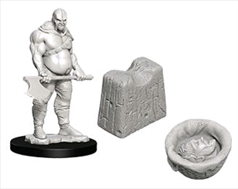 Wizkids - Deep Cuts Unpainted Miniatures: Executioner & Chopping Block/Product Detail/RPG Games