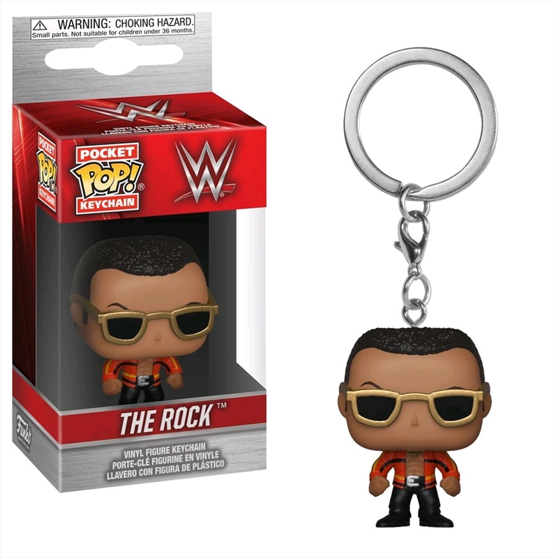 WWE - The Rock Pocket Pop! Keychain [RS]/Product Detail/Sport