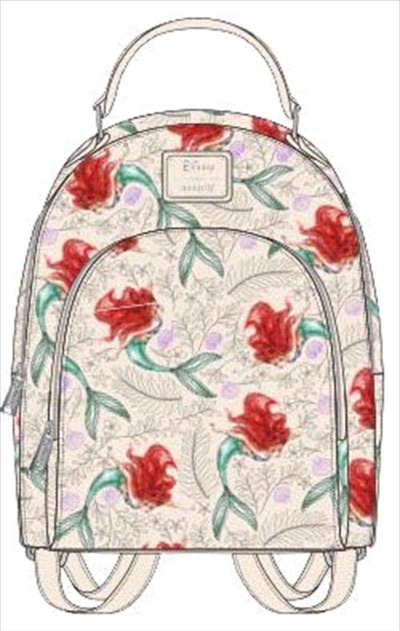 Loungefly - Little Mermaid - Ariel Sketch Print Mini Backpack/Product Detail/Bags