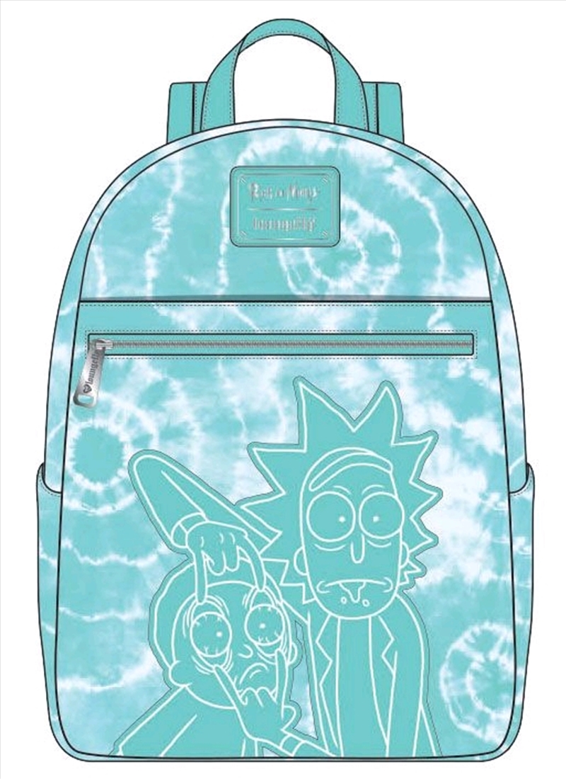 Loungefly - Rick and Morty - Tie Die Mini Backpack/Product Detail/Bags