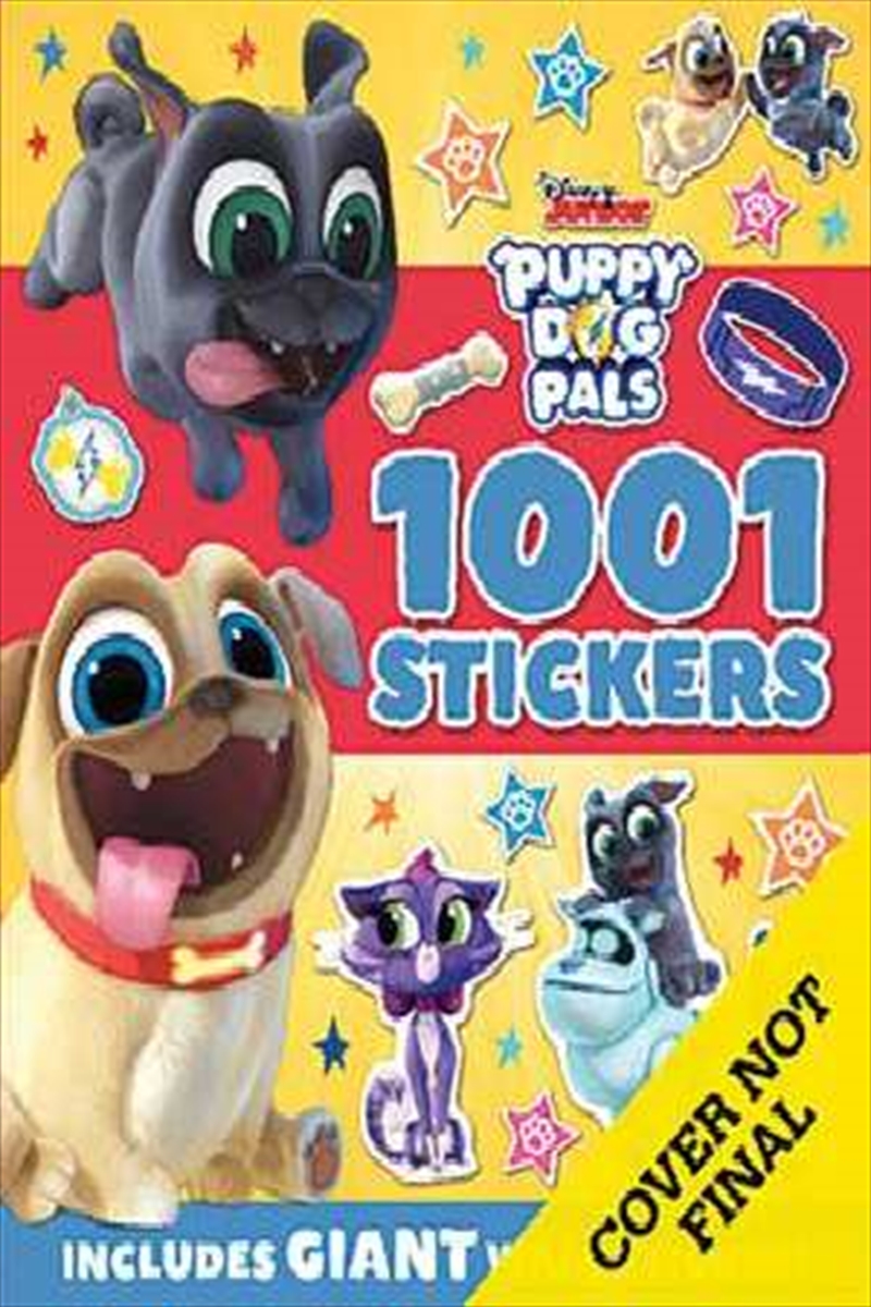 Disney: Puppy Dog Pals 1001 Sticker Book | Paperback Book