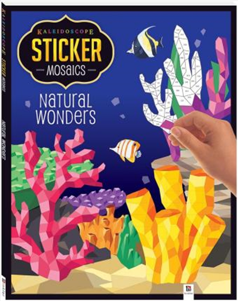 Sticker Mosaic: Natural Wonders | Paperback Book