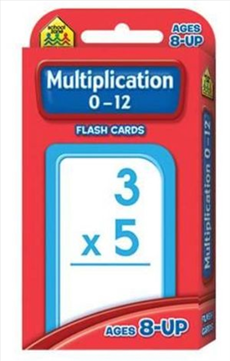 Multiplication 0-12 : School Zone Flash Cards School Zone Flash Cards/Product Detail/Childrens