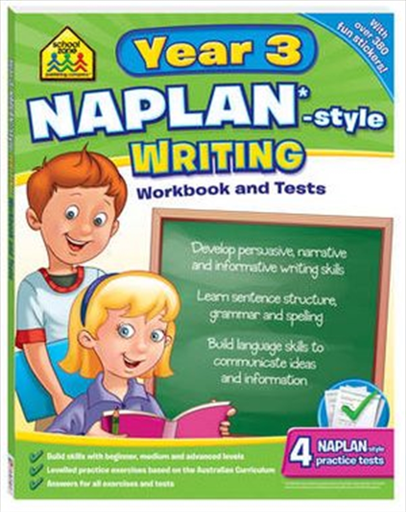 Year 3 NAPLAN - Style Writing Workbook And Tests : School Zone School Zone NAPLAN/Product Detail/English