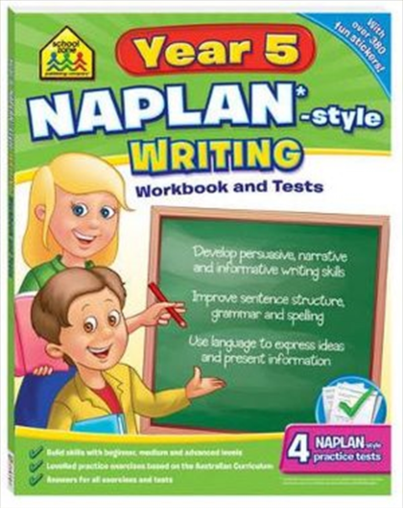 Year 5 NAPLAN - Style Writing Workbook and Tests : School Zone School Zone Naplan Titles/Product Detail/English
