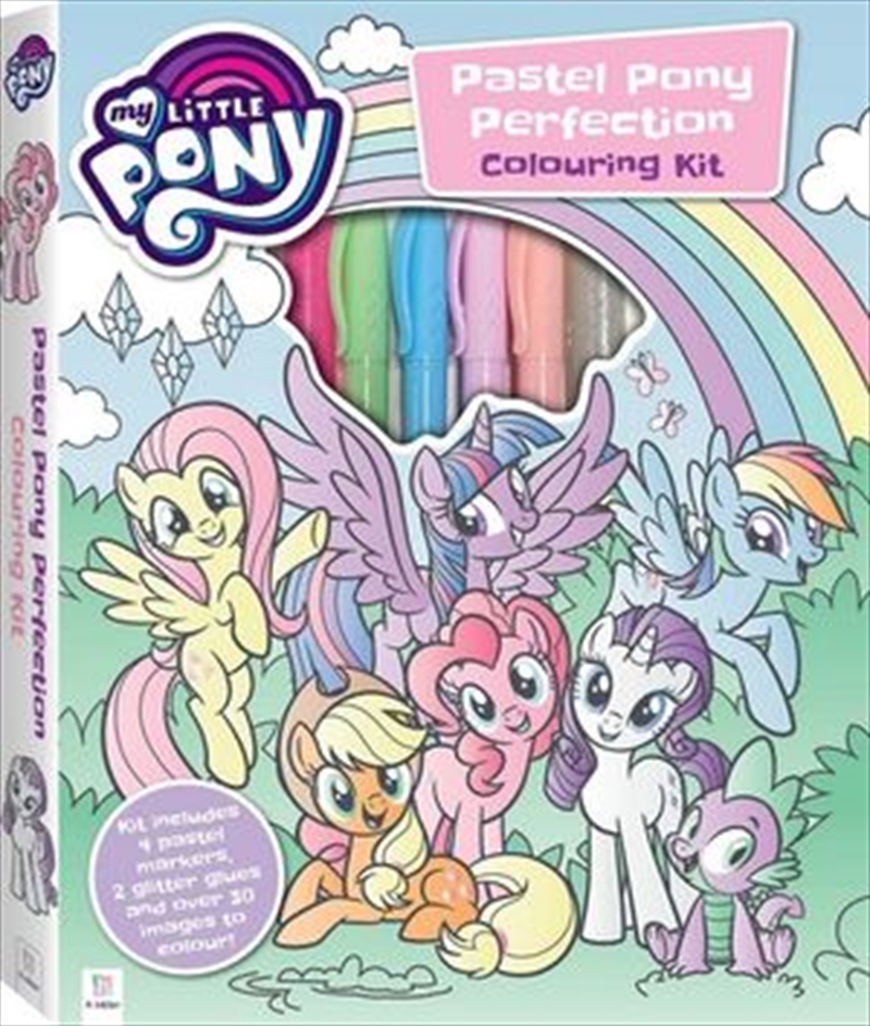 My Little Pony Pastel Colouring Kit | Hardback Book