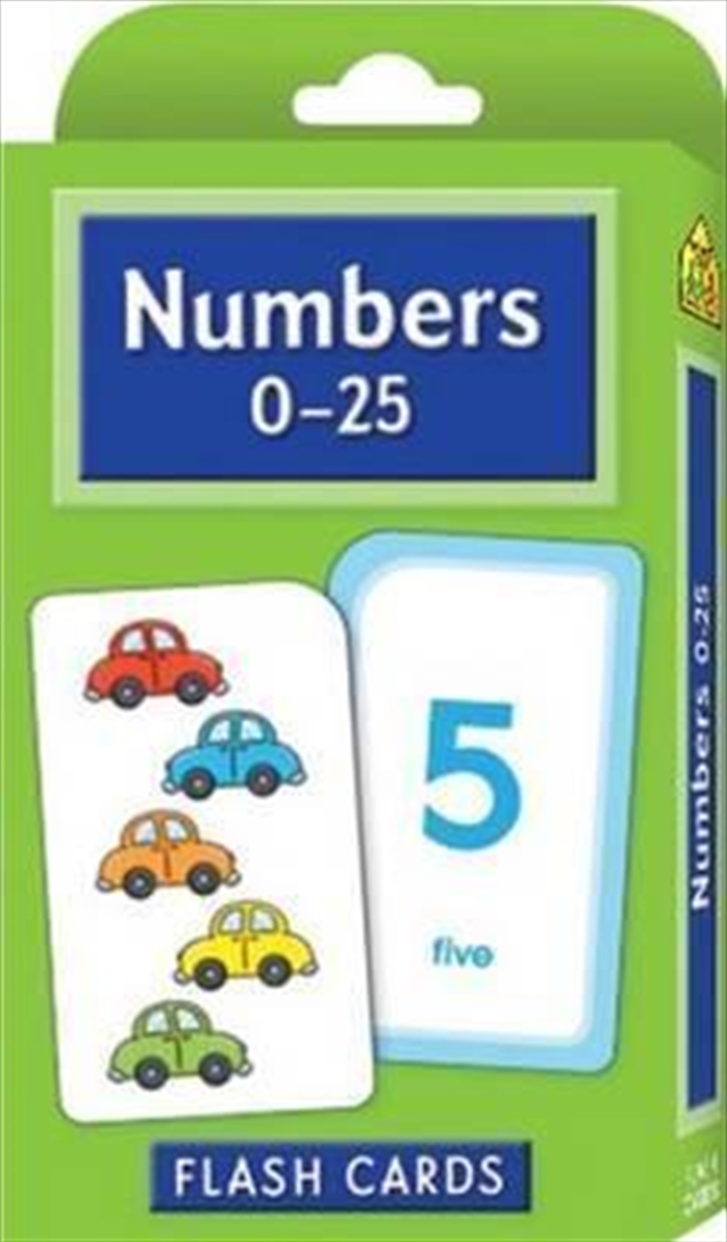 School Zone Numbers 0-25 Flash Cards/Product Detail/Maths