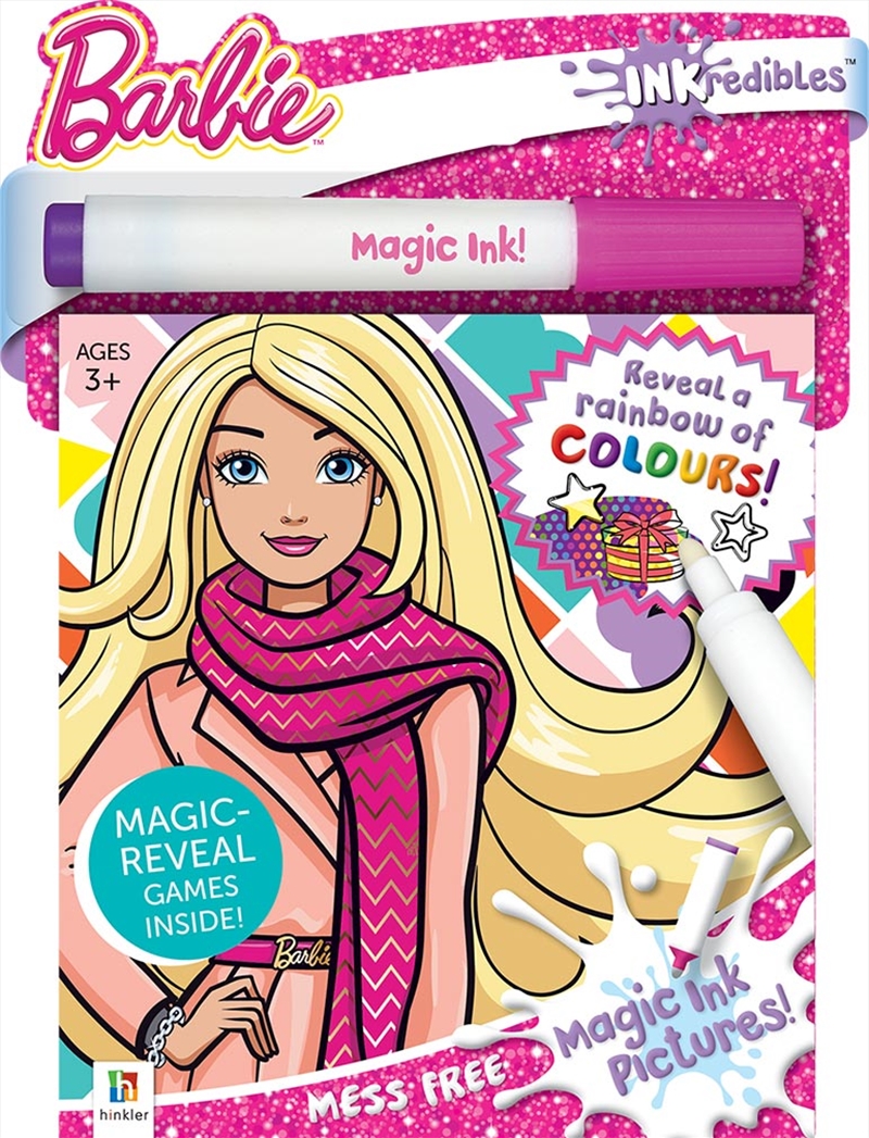 Inkredibles Barbie Magic Ink Pictures | Hardback Book