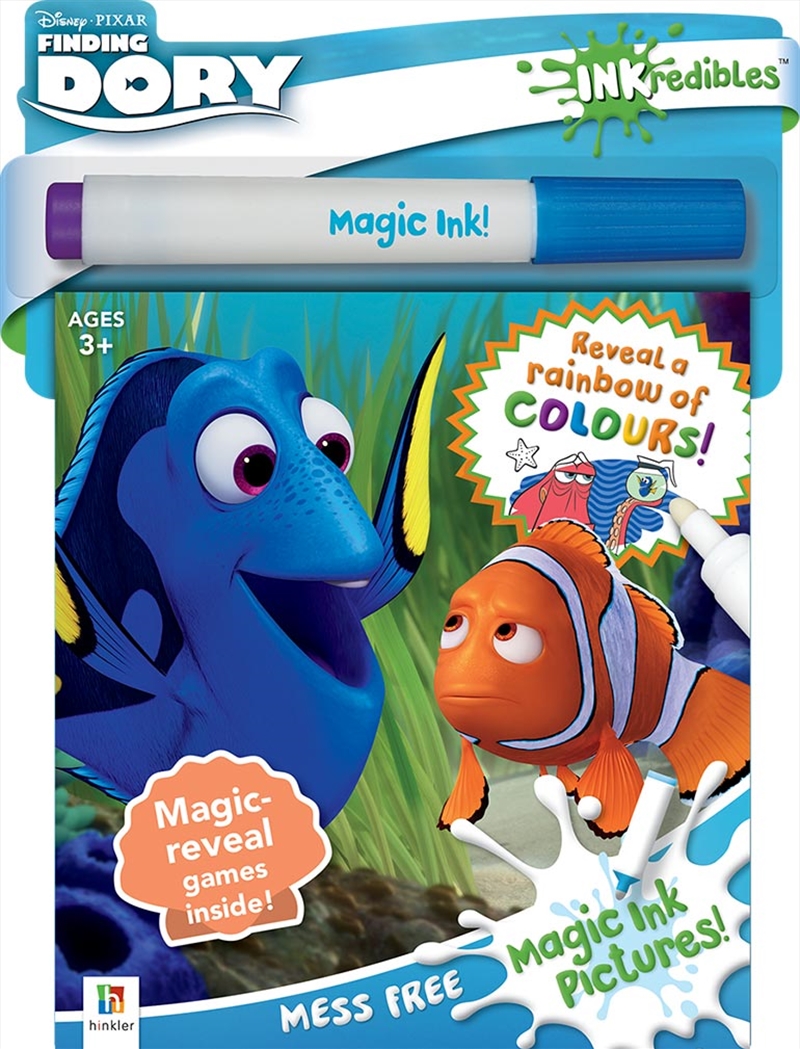 Inkredibles Finding Dory Magic Ink Pictures | Hardback Book