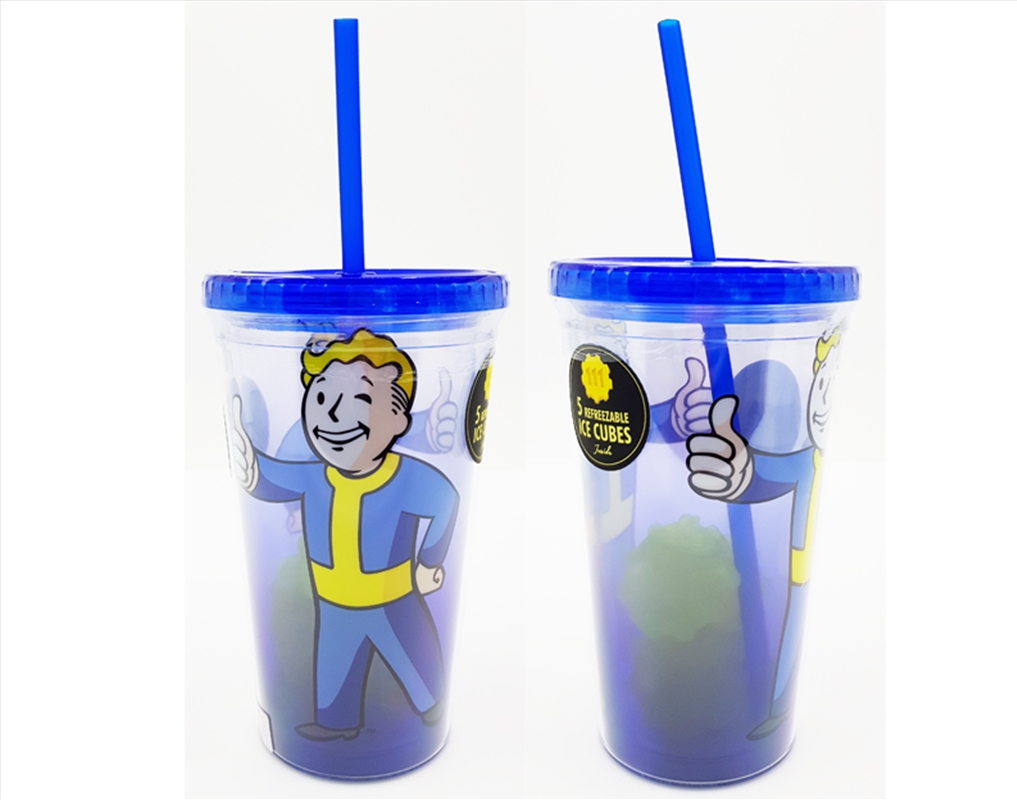 JUST FUNKY Fallout - Carnival Cup with Molded Ice Cube/Product Detail/Glasses, Tumblers & Cups
