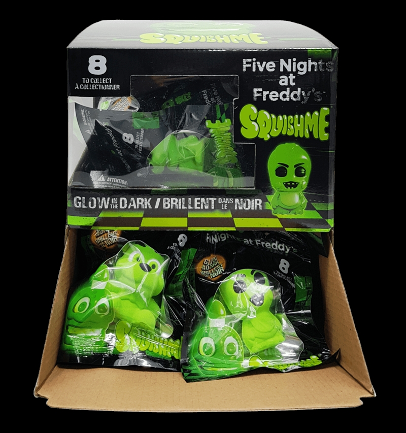 SQUISHME - Five Nights at Freddy's Glow in the Dark (Random Select)/Product Detail/Fidget & Sensory