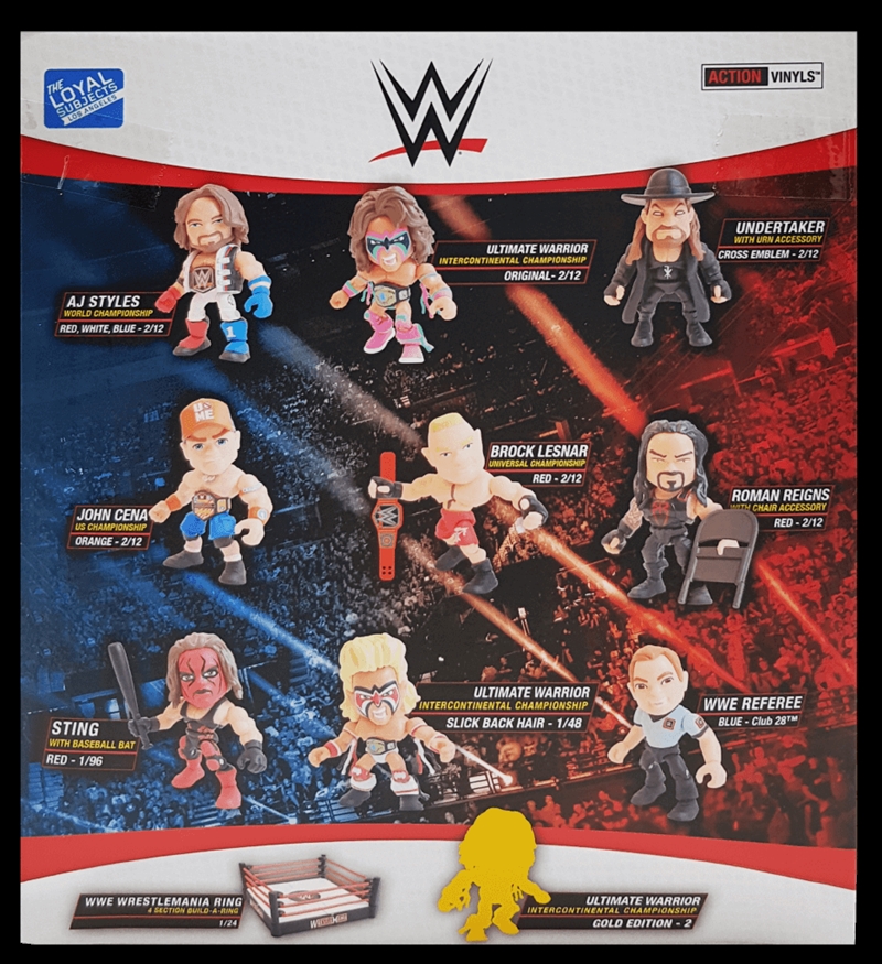 THE LOYAL SUBJECT - WWE 3" Articulated Action Vinyls/Product Detail/Figurines