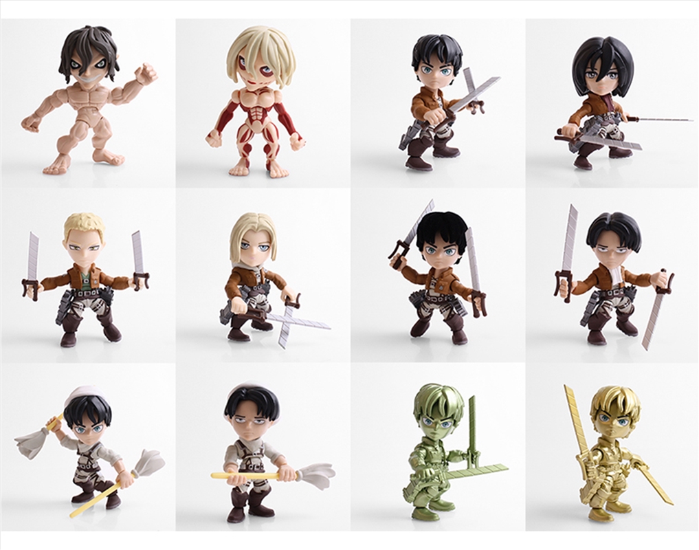 THE LOYAL SUBJECT - Attack on Titans- 3" Articulated Action Vinyls (Random Select)/Product Detail/Figurines