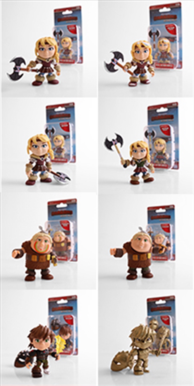 THE LOYAL SUBJECT - How To Train Your Dragon - Humans/Heroes 3" Action Vinyls- W2 (Random Select)/Product Detail/Figurines