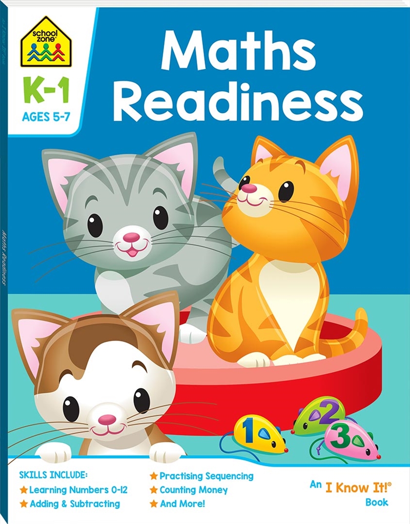 School Zone Maths Readiness I Know It Book/Product Detail/Maths