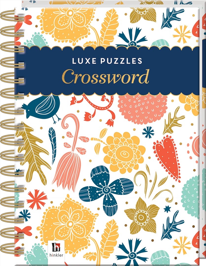 Buy Luxe Puzzle Book Crossword by Hinkler Books, Books Sanity