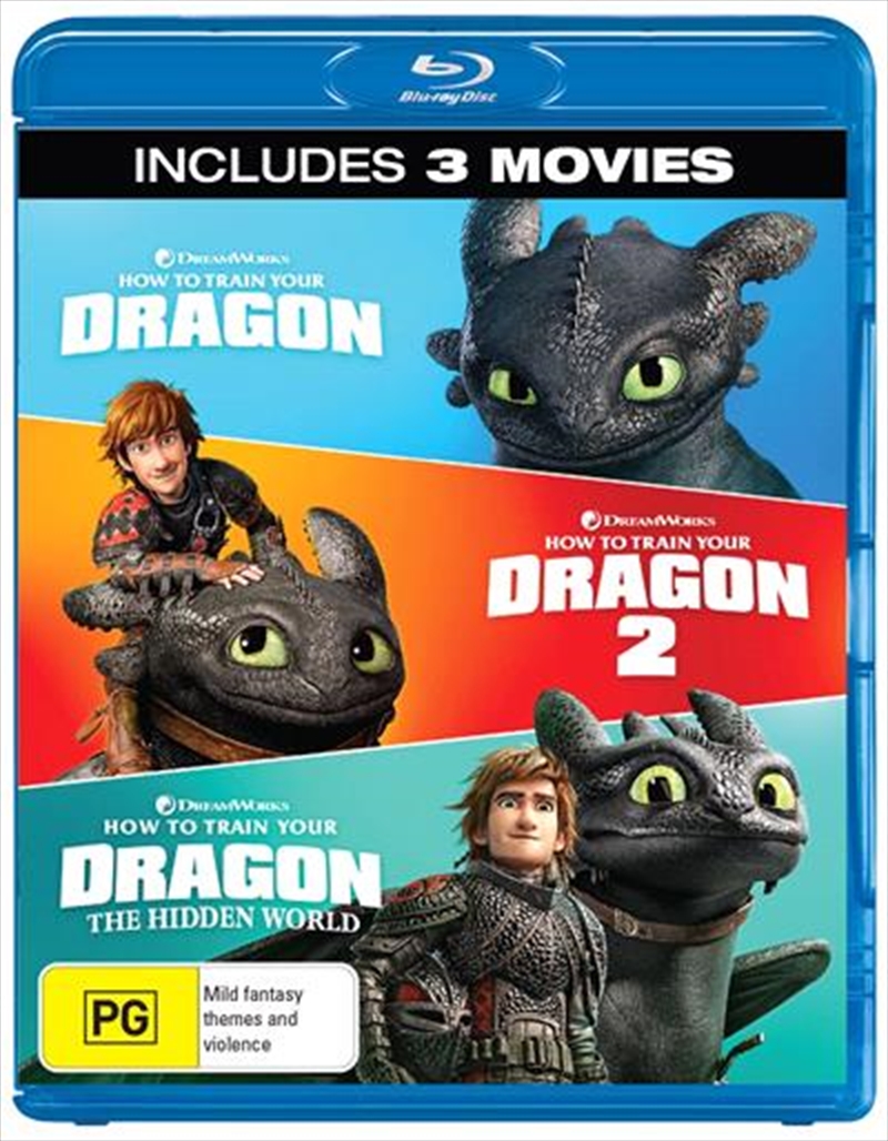 How To Train Your Dragon / How To Train Your Dragon 2 / How To Train Your Dragon - The Hidden World | Blu-ray