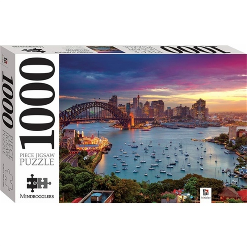 Mindbogglers 1000 Piece Jigsaw: Sydney Harbour Sunset  Australia | Merchandise