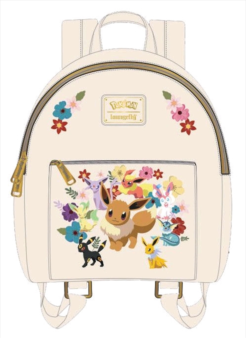 Loungefly - Pokemon - Eevee Family and flowers Mini Backpack/Product Detail/Bags