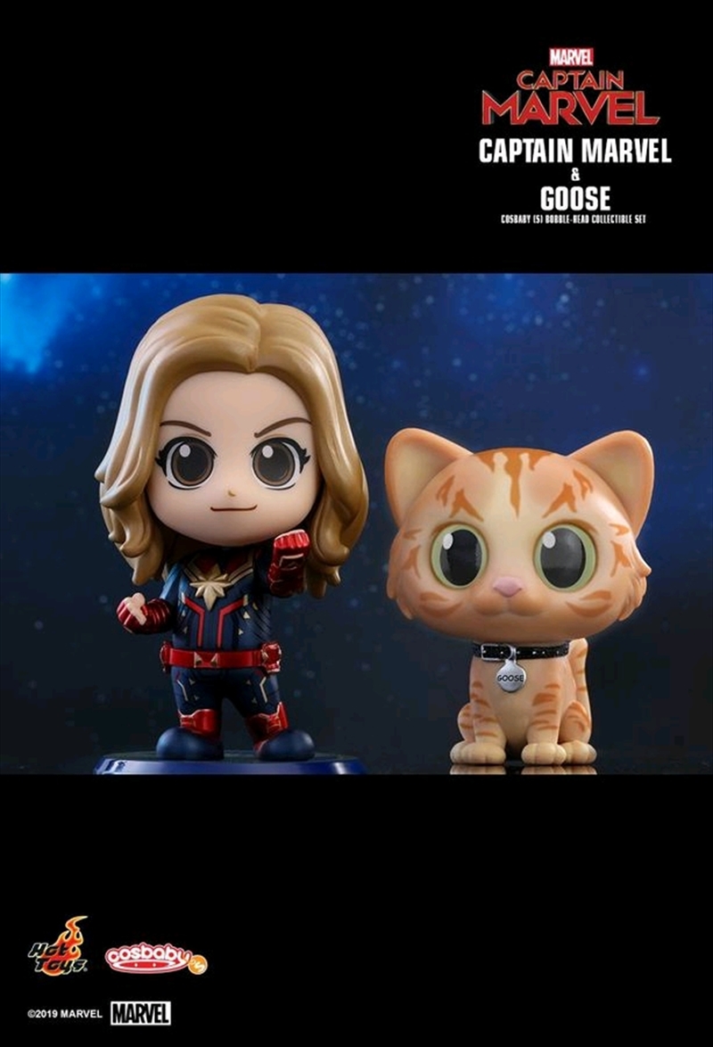 Captain Marvel - Captain Marvel & Goose Cosbaby Set/Product Detail/Figurines